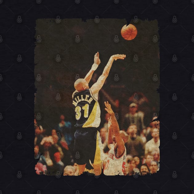 That Reggie Follow Through - Reggie Miller by MJ23STORE